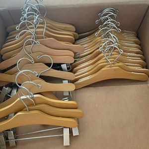 Wooden children’s hangers